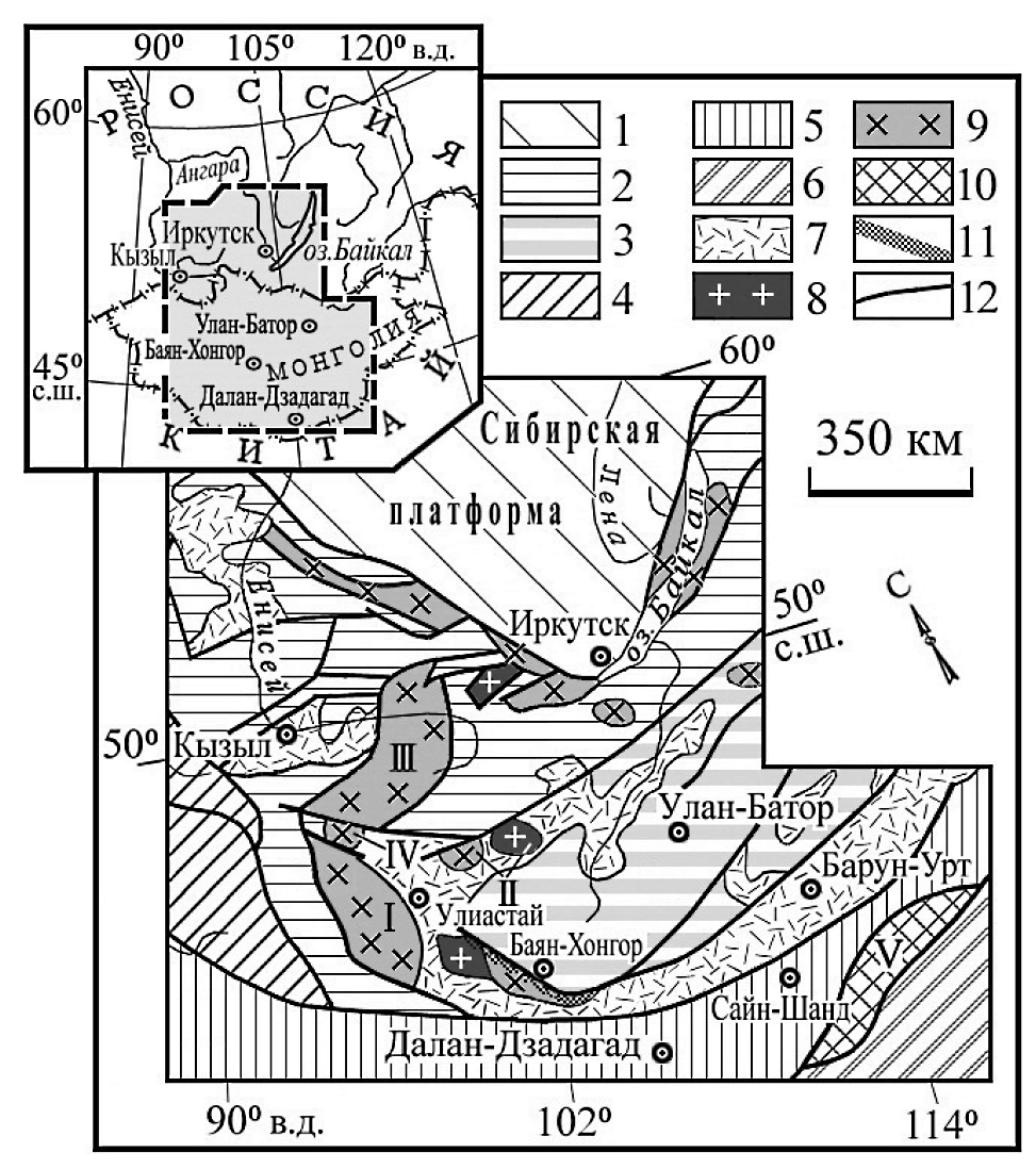 Tectonic Position Of The Early Neoproterozoic–Early Paleozoic.